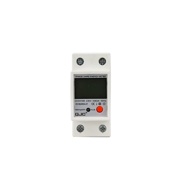 Single-phase electronic rail-type active energy meter